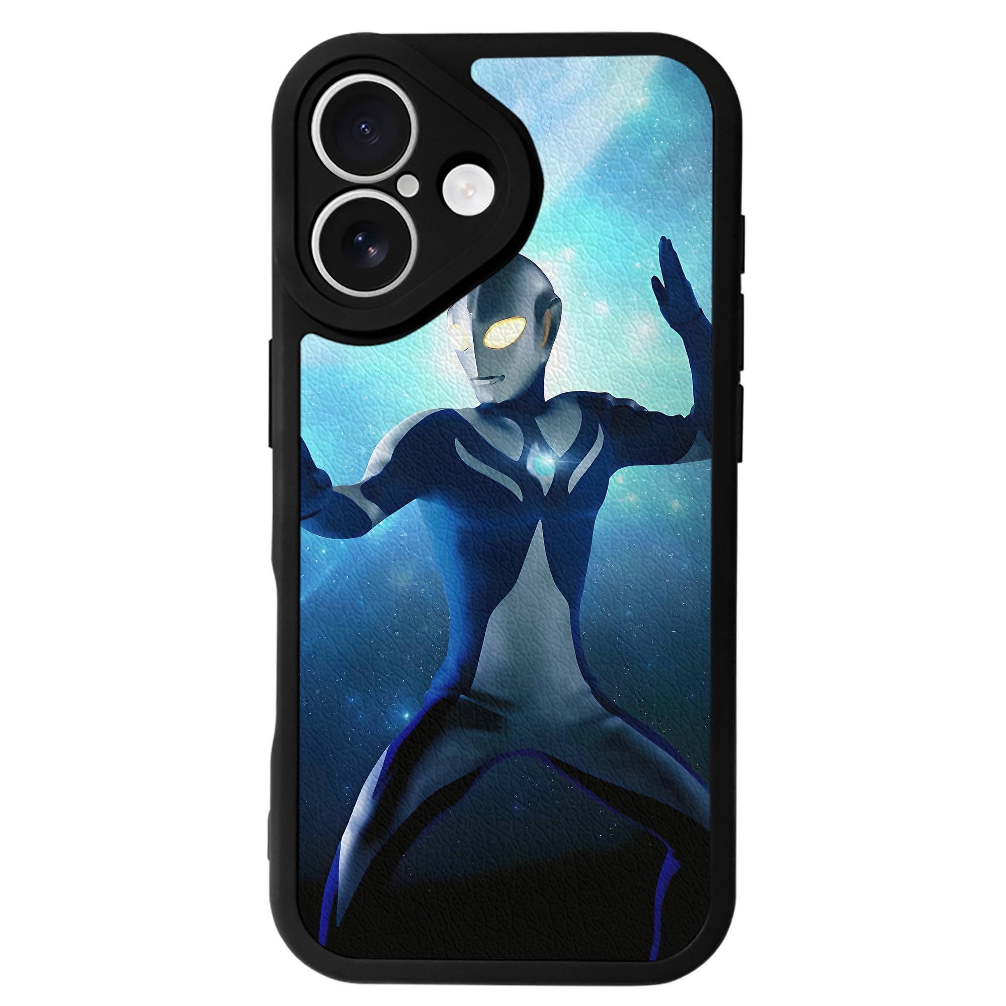 （画像用） ウルトラマン Ultraman 【iPhone 16シリーズ対応】シリコンスマホケース（レザー調） 材質：シリコン